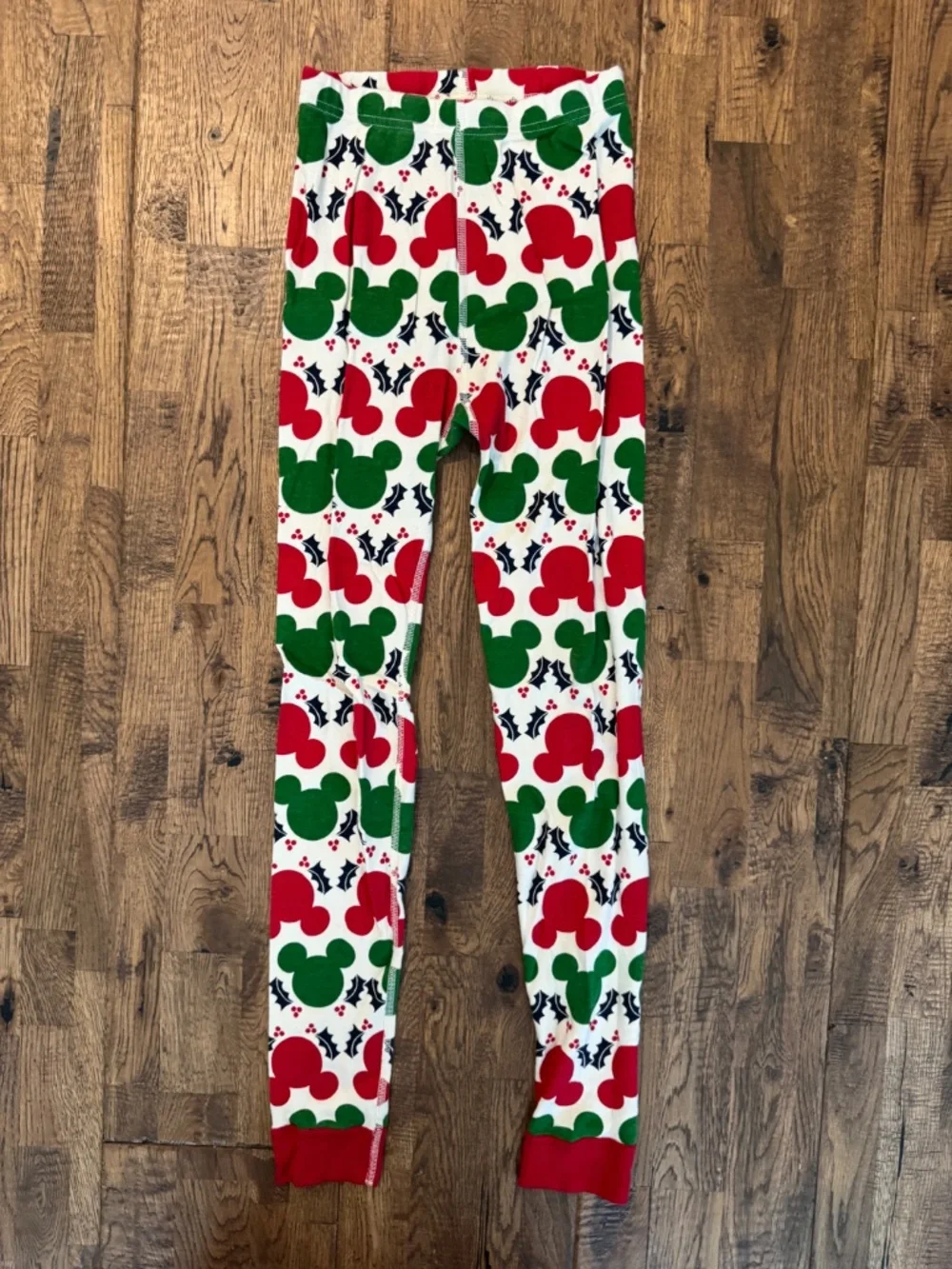 NEW Hanna Andersson Disney Mickey Mouse Christmas Pajamas Set Size 150 12